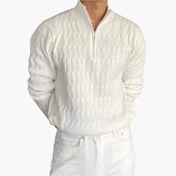 Drune | Zip-Pullover für Männer aus Baumwolle