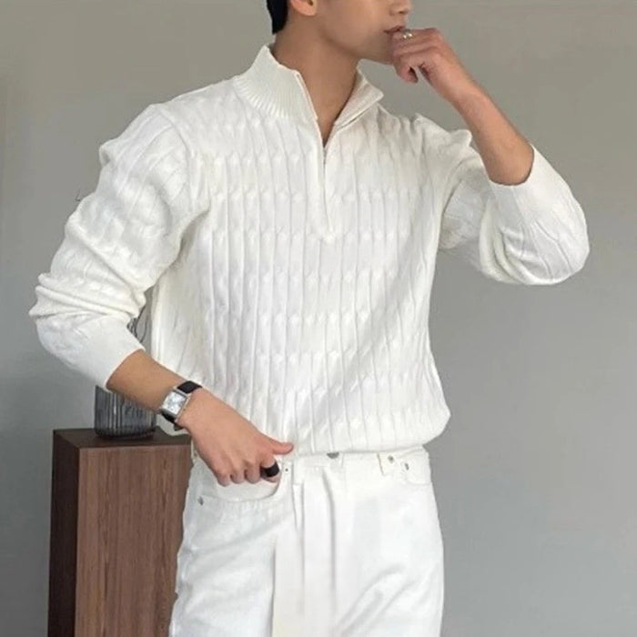 Drune | Zip-Pullover für Männer aus Baumwolle