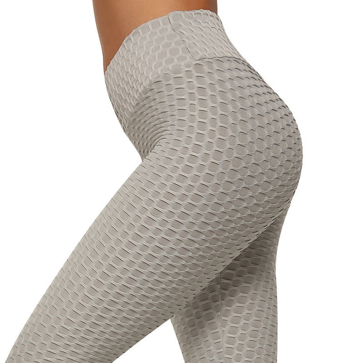 Drune | Leggings mit hoher Taille und Wabenstruktur