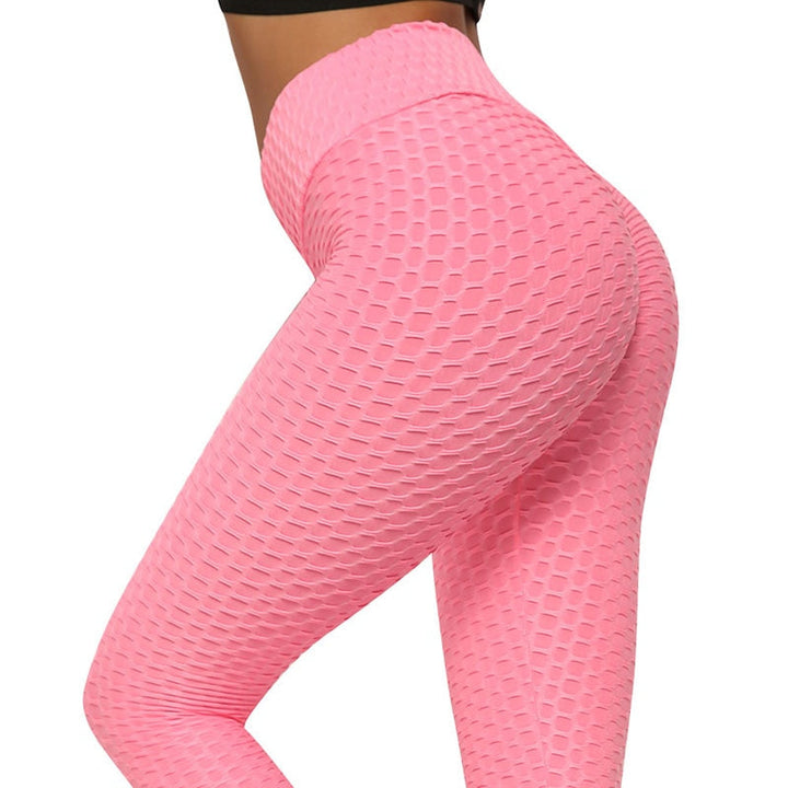 Drune | Leggings mit hoher Taille und Wabenstruktur