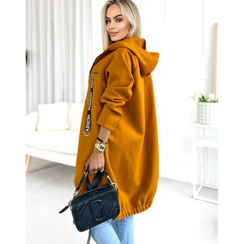 Drune | Fleece Hoodie Jacke - Damen Winterjacke