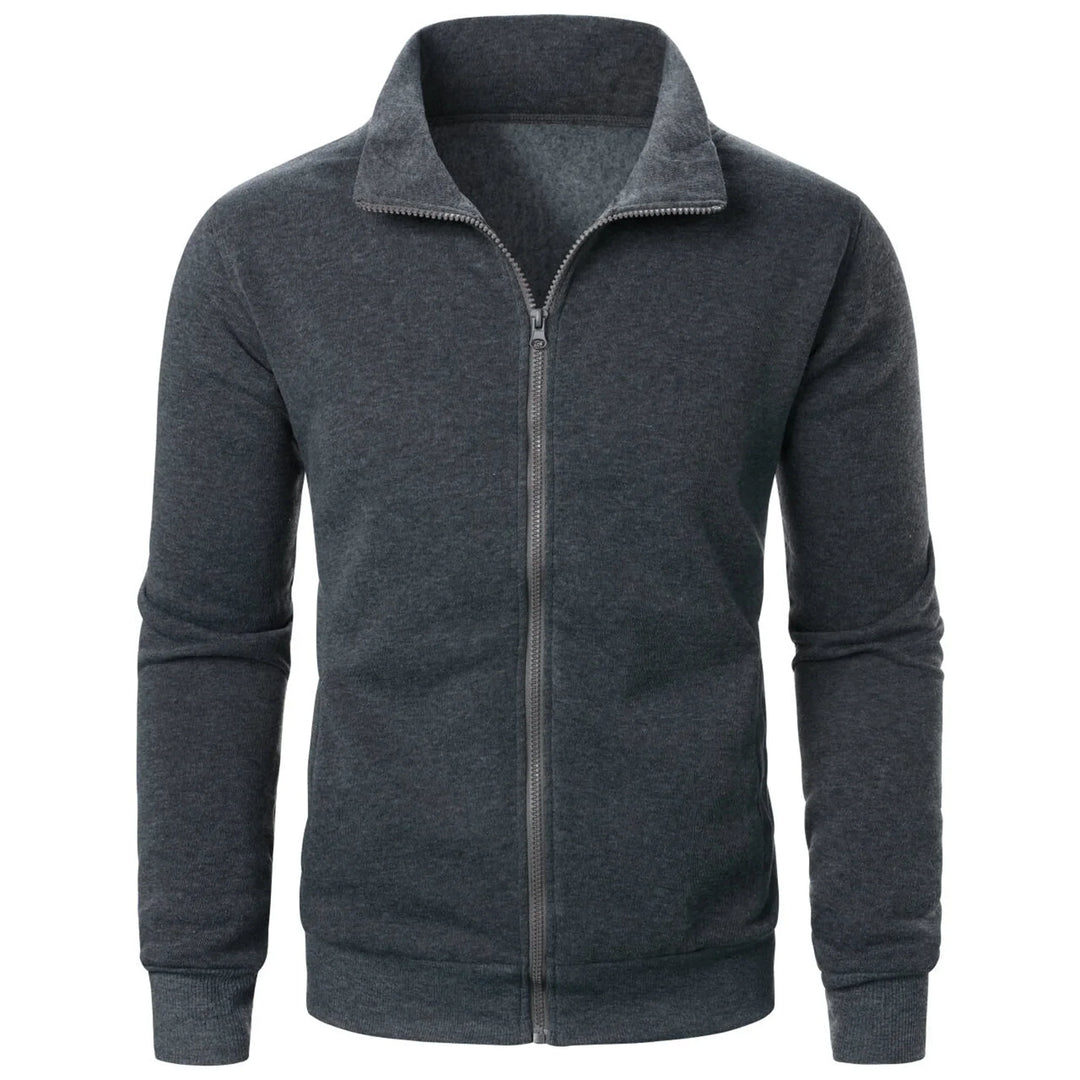 Drune | Herren Hoodie mit Stehkragen und Reißverschluss