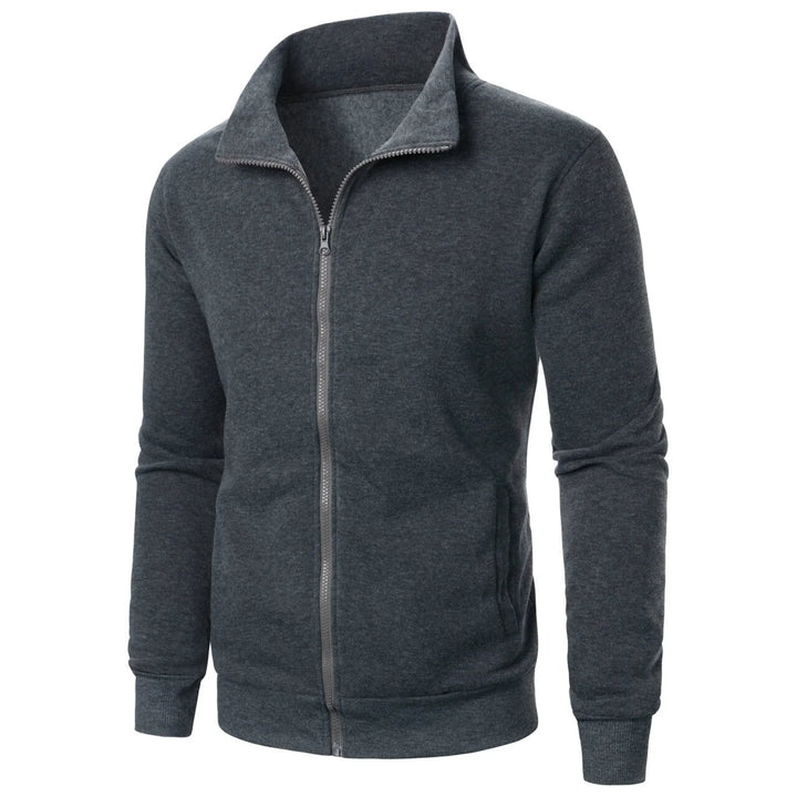 Drune | Herren Hoodie mit Stehkragen und Reißverschluss