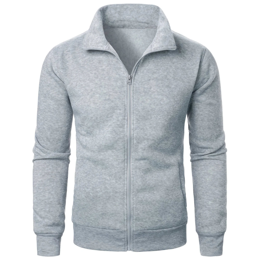 Drune | Herren Hoodie mit Stehkragen und Reißverschluss