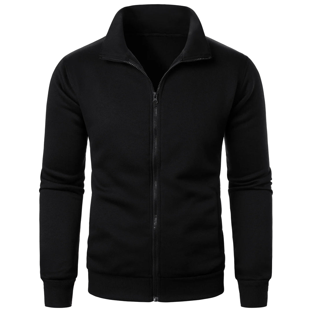 Drune | Herren Hoodie mit Stehkragen und Reißverschluss