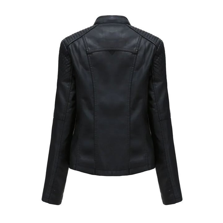Drune - Glatte Lederjacke