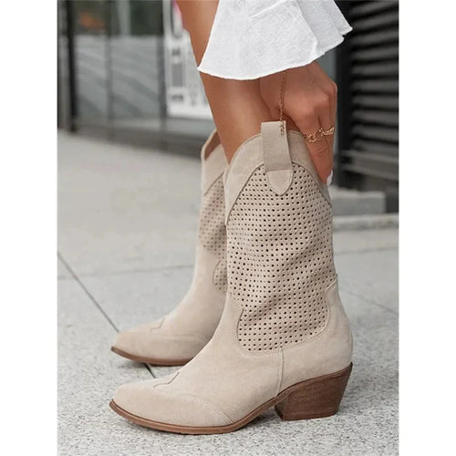 Drune | Elegante Retro Westernstiefel