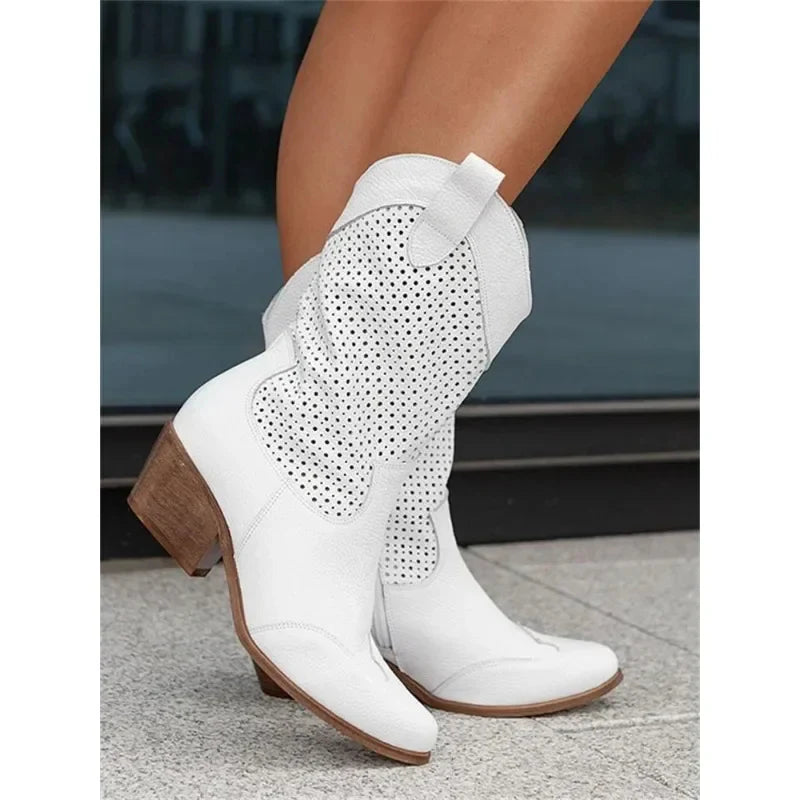Drune | Elegante Retro Westernstiefel
