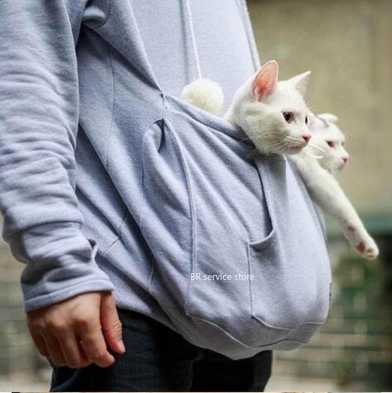 Drune | Stylischer Hoodie mit Tierbauch
