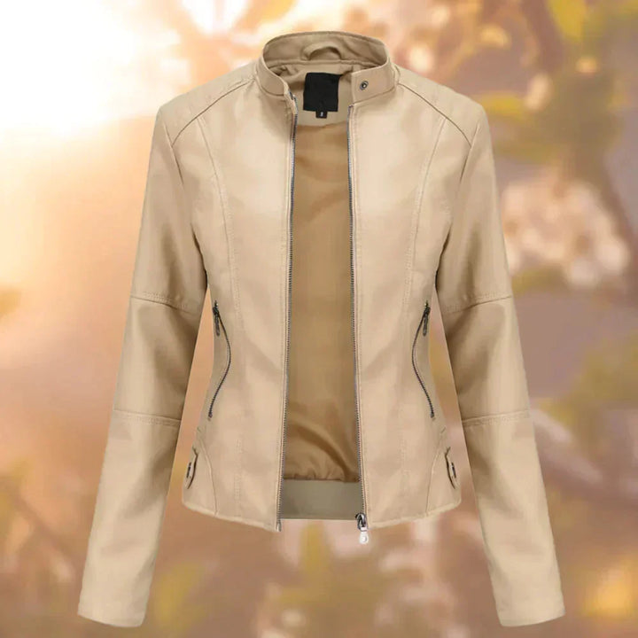 Drune | Elegante stylische Lederjacke für Damen