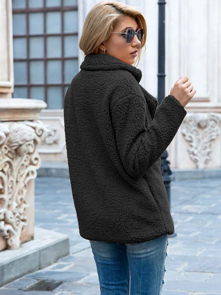 Drune | Warmer Teddy-Mantel für Frauen