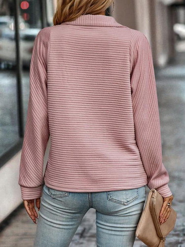 Drune | Stylischer Halbreißverschluss-Pullover für Frauen