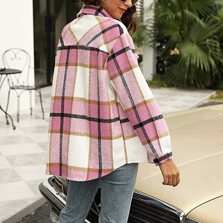 Drune | Karierte Jacke mit Taschen