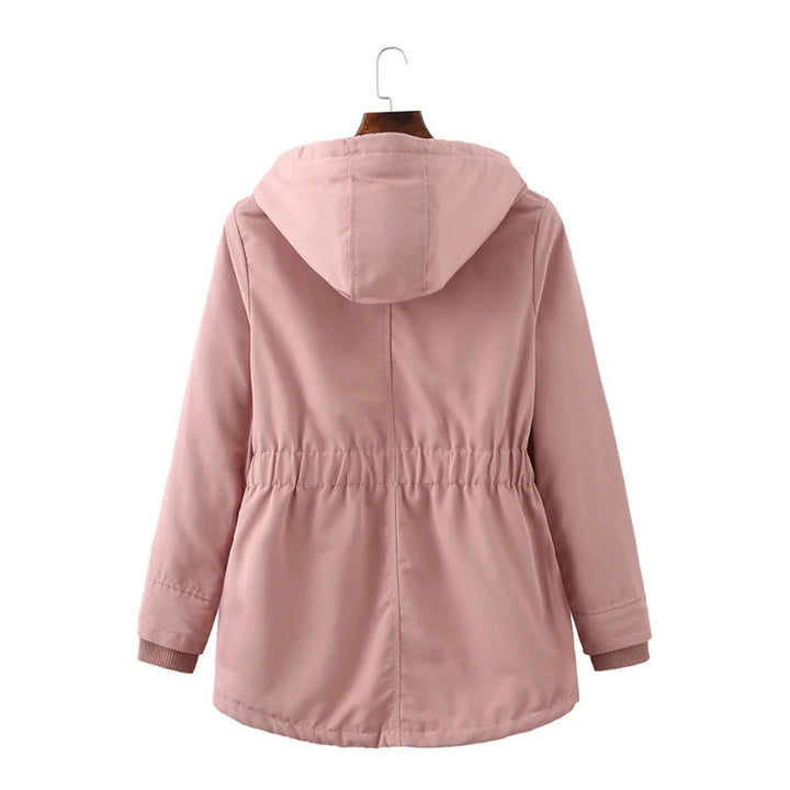Drune | Damen Parka Jacke mit Kapuze und warmem Futter