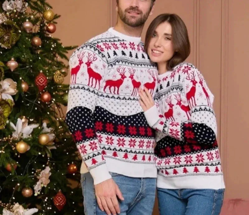 Drune | Weihnachtspullover - Unisex Winterpullover für Paare