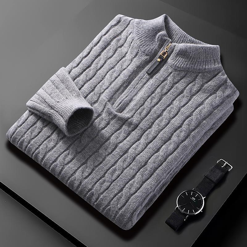 Drune | Stilischer Herren-Reißverschluss-Pullover