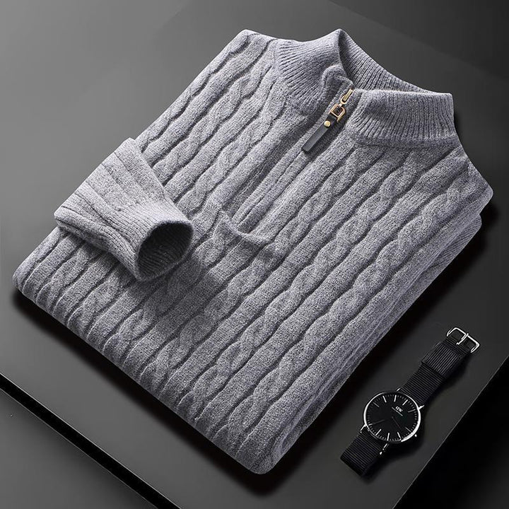 Drune | Stilischer Herren-Reißverschluss-Pullover