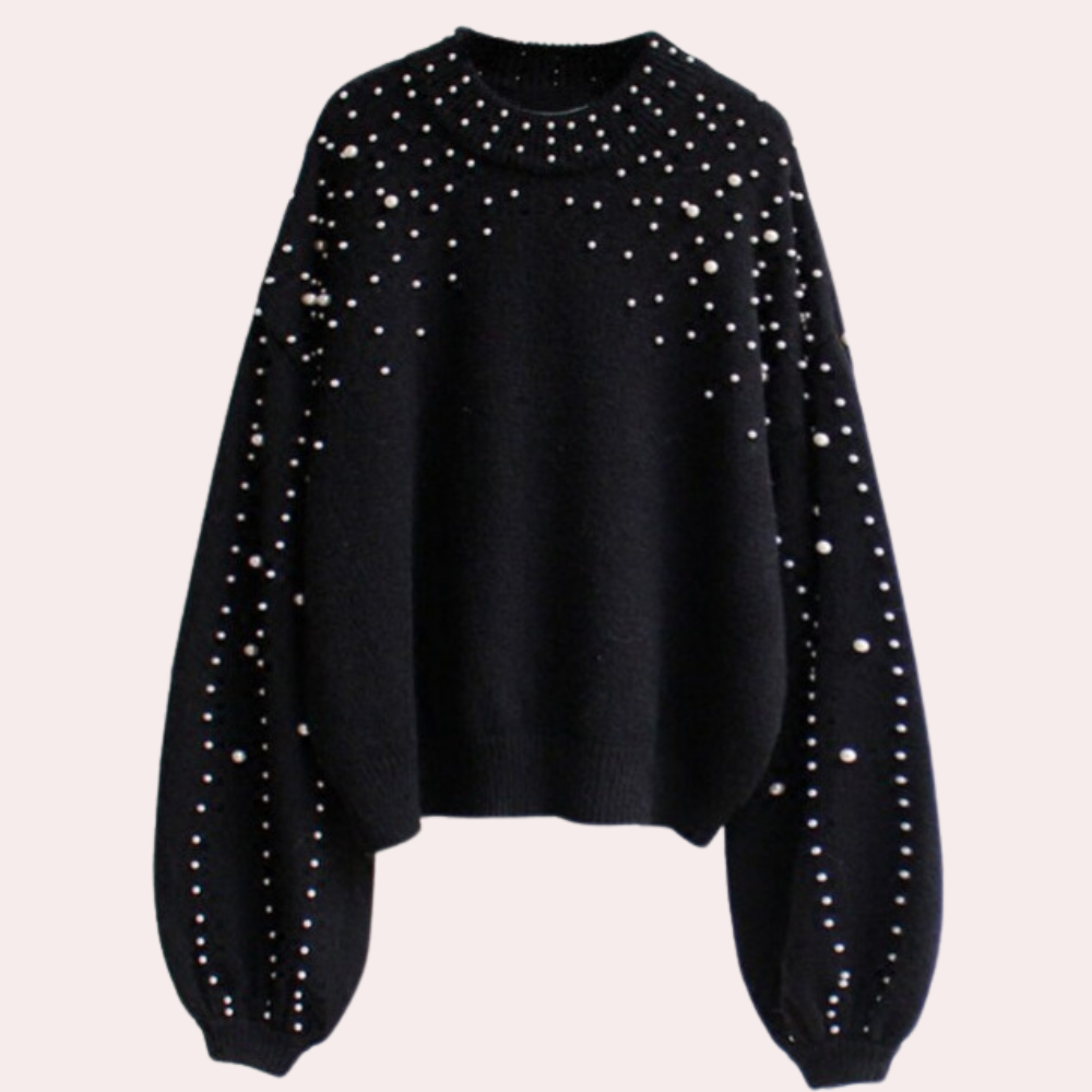 Drune | Damenpullover mit Perlen