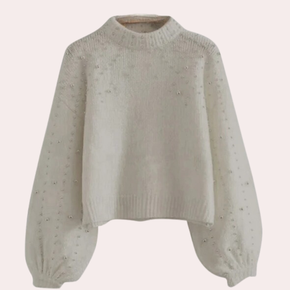 Drune | Damenpullover mit Perlen