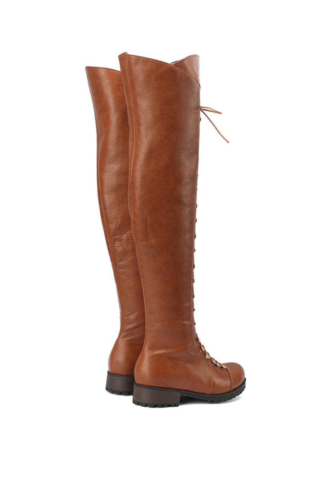 Drune | Over-The-Knee Stiefel mit Schnürsenkeln