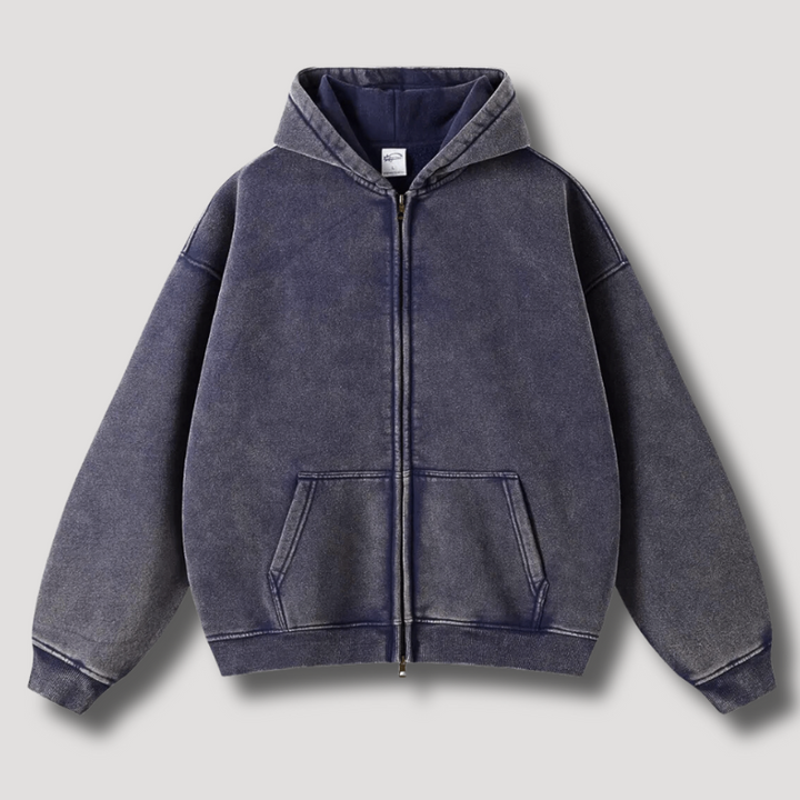 Drune - Oversize Kapuzenjacke im Vintage-Look