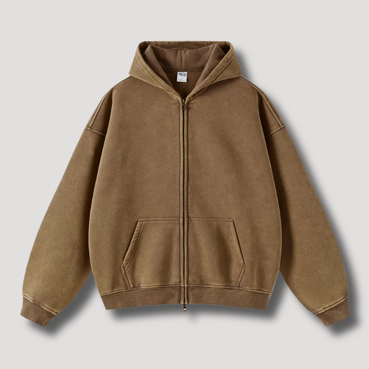Drune - Oversize Kapuzenjacke im Vintage-Look