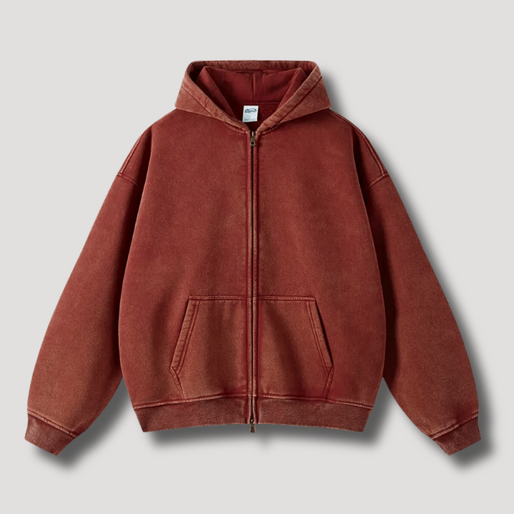 Drune - Oversize Kapuzenjacke im Vintage-Look