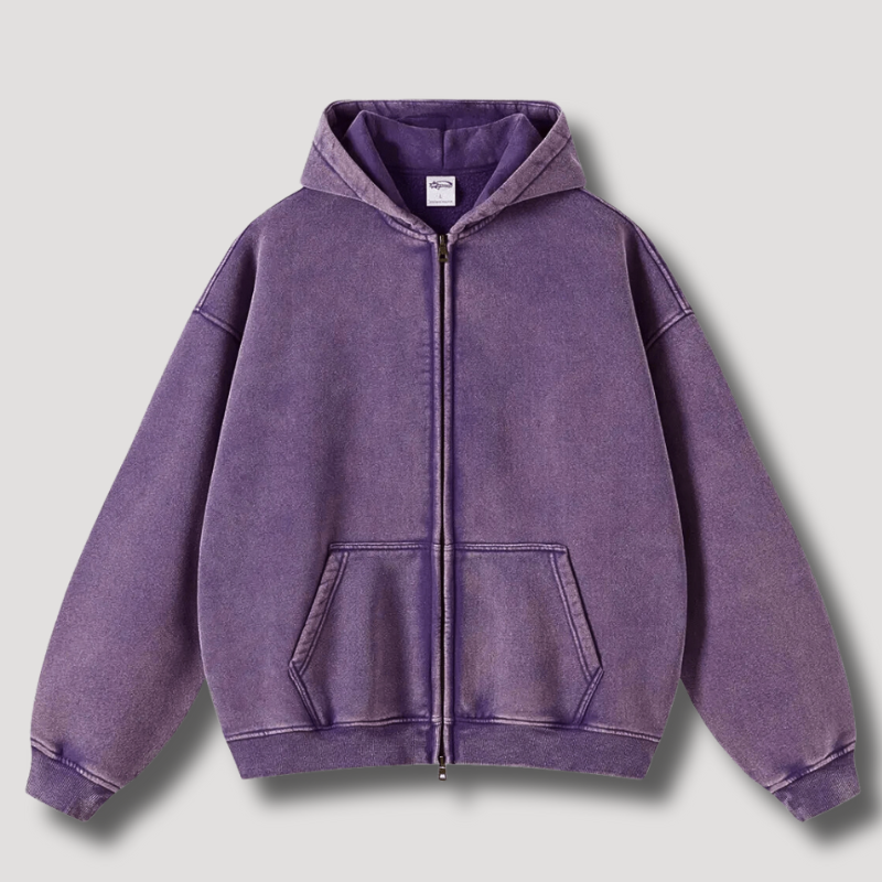 Drune - Oversize Kapuzenjacke im Vintage-Look