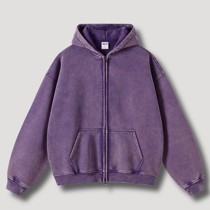 Drune - Oversize Kapuzenjacke im Vintage-Look