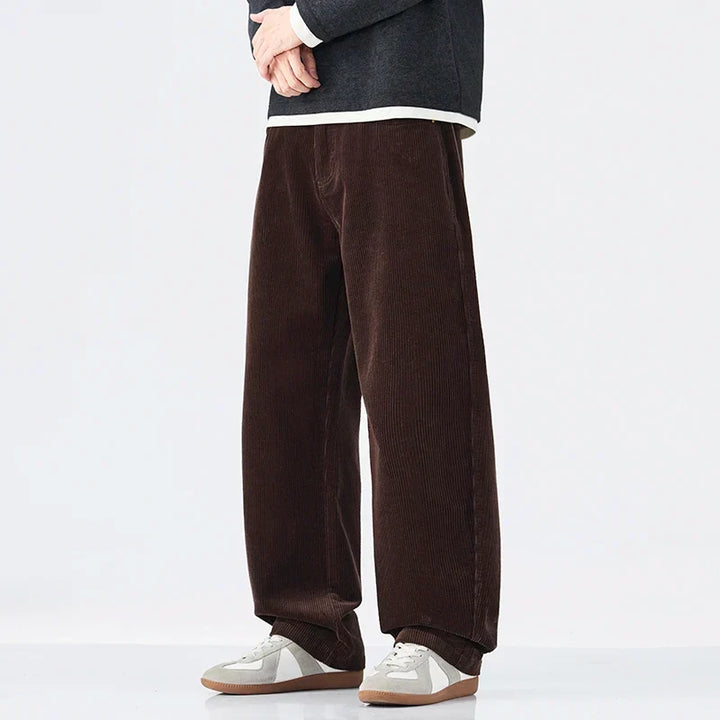 Drune | Cord Hosen Herren mit Elastischem Bund