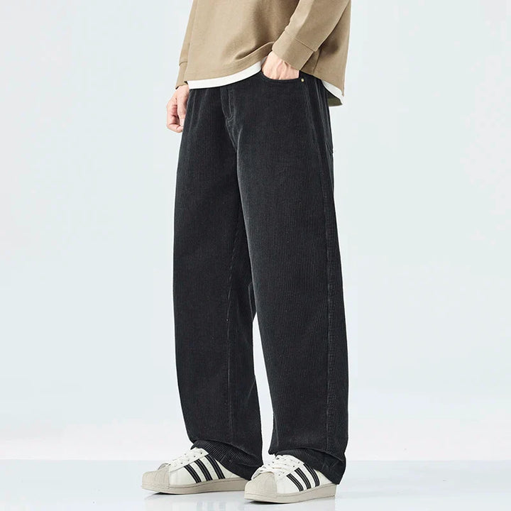 Drune | Cord Hosen Herren mit Elastischem Bund