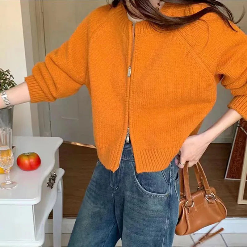 Drune | Strickjacke für Damen im Crop-Design