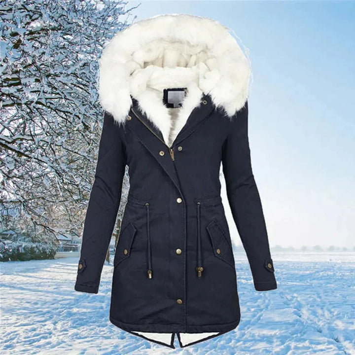 Drune | Stylischer Langarm Wintermantel Für Frauen