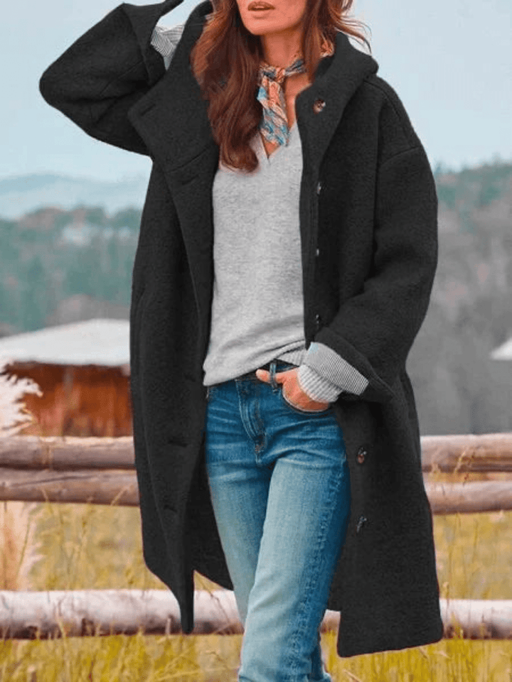 Drune | Stylischer Warmer Mantel mit Praktischen Taschen