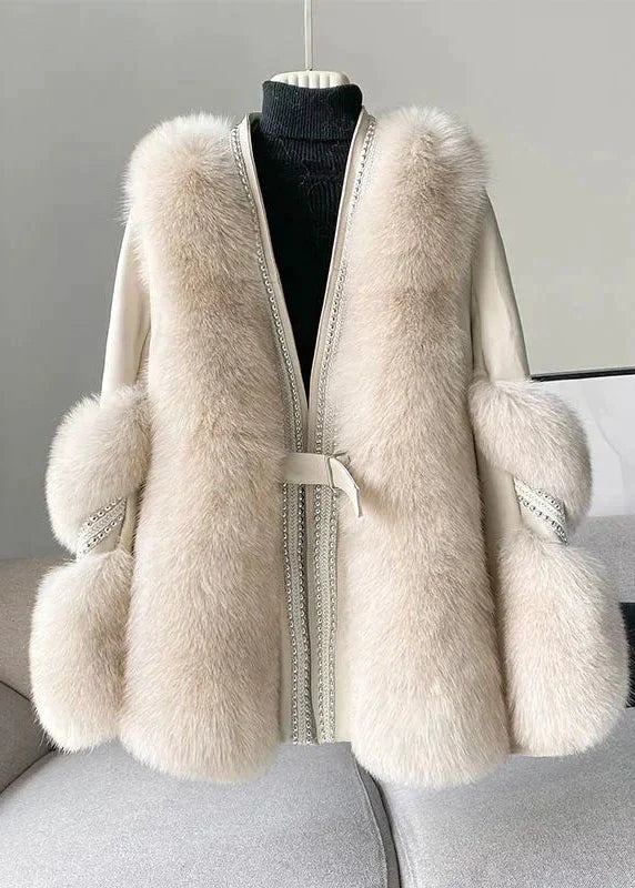 Drune | Stilvoller Warmer Pelzmantel