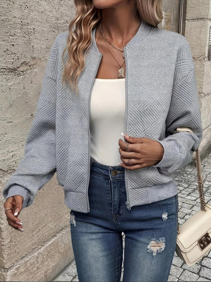 Drune | Stylische Damen Zip up Jacke Für Herbstmode