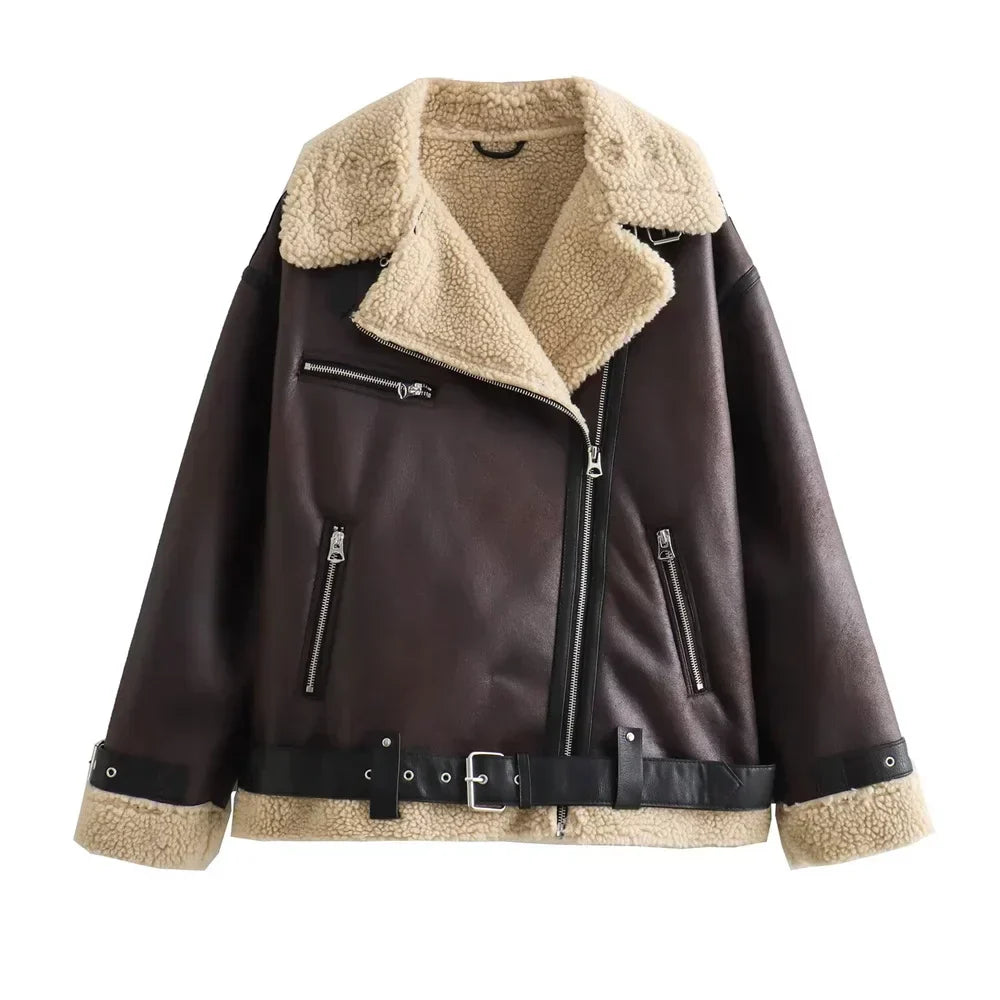 Drune | Doppel-Seiten Mantel - Elegante & Bequeme Jacke mit Gürtel und Modernem Kragen für den Herbst