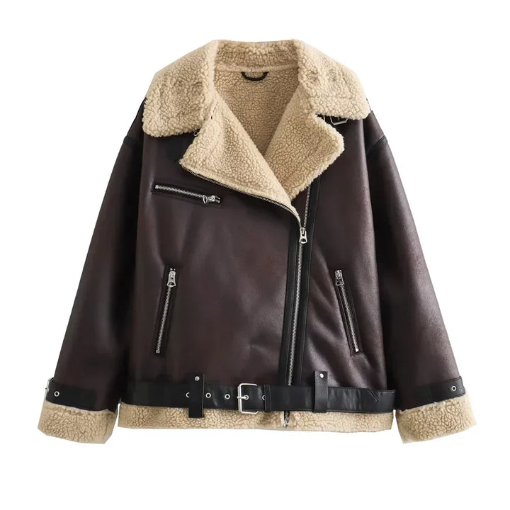 Drune | Doppel-Seiten Mantel - Elegante & Bequeme Jacke mit Gürtel und Modernem Kragen für den Herbst