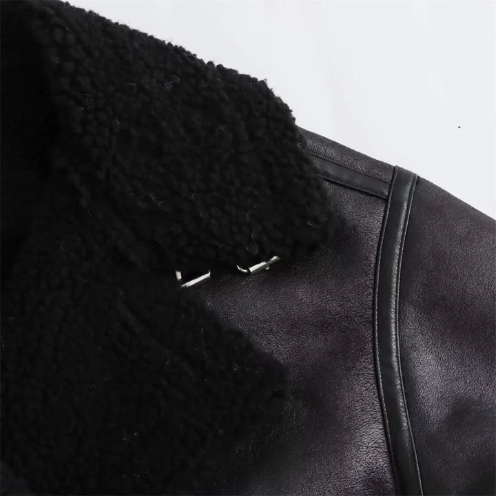 Drune | Doppel-Seiten Mantel - Elegante & Bequeme Jacke mit Gürtel und Modernem Kragen für den Herbst