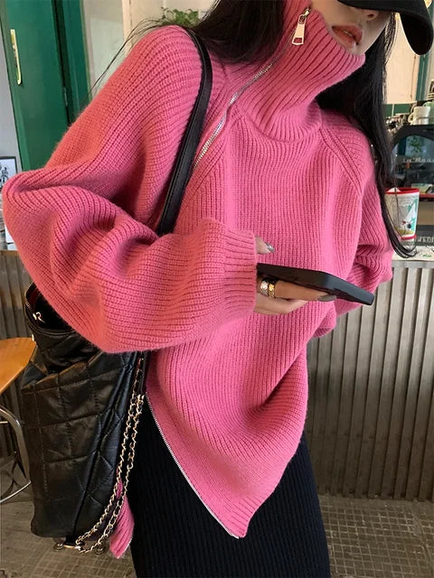 Drune | Pullover mit Stehkragen