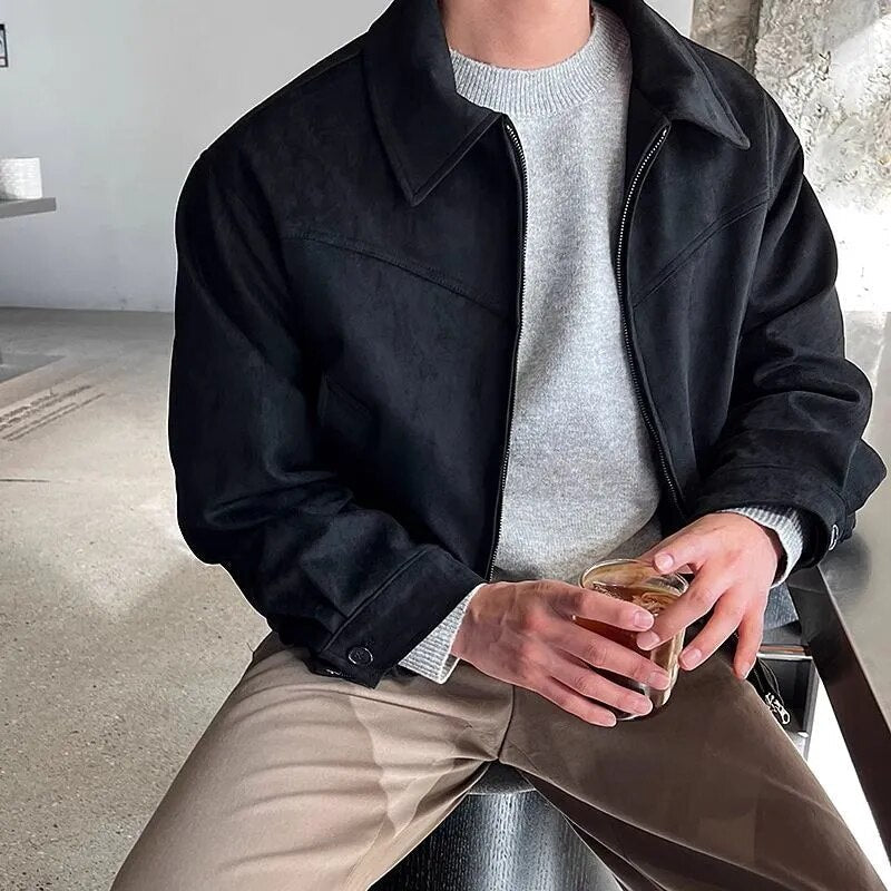 Drune | Weinlese Reißverschlussjacke Herbstjacke
