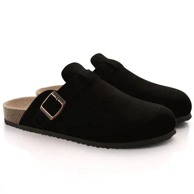 Drune | Slip on Korksohle Pantoletten Herrenschlappen