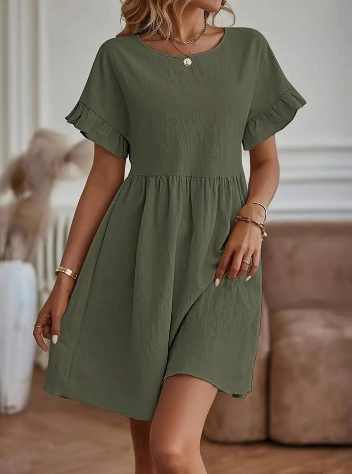 Drune | Lässiges Hemd Mini Kleid