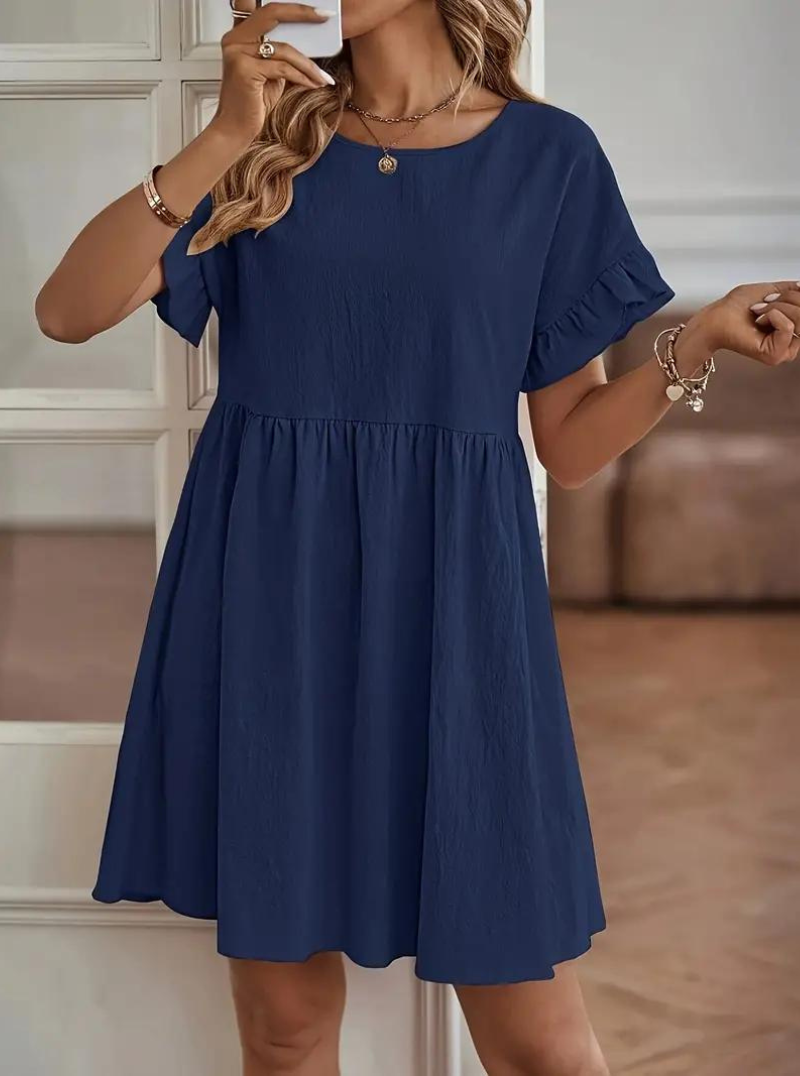 Drune | Lässiges Hemd Mini Kleid