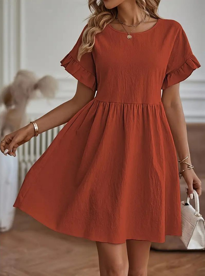 Drune | Lässiges Hemd Mini Kleid