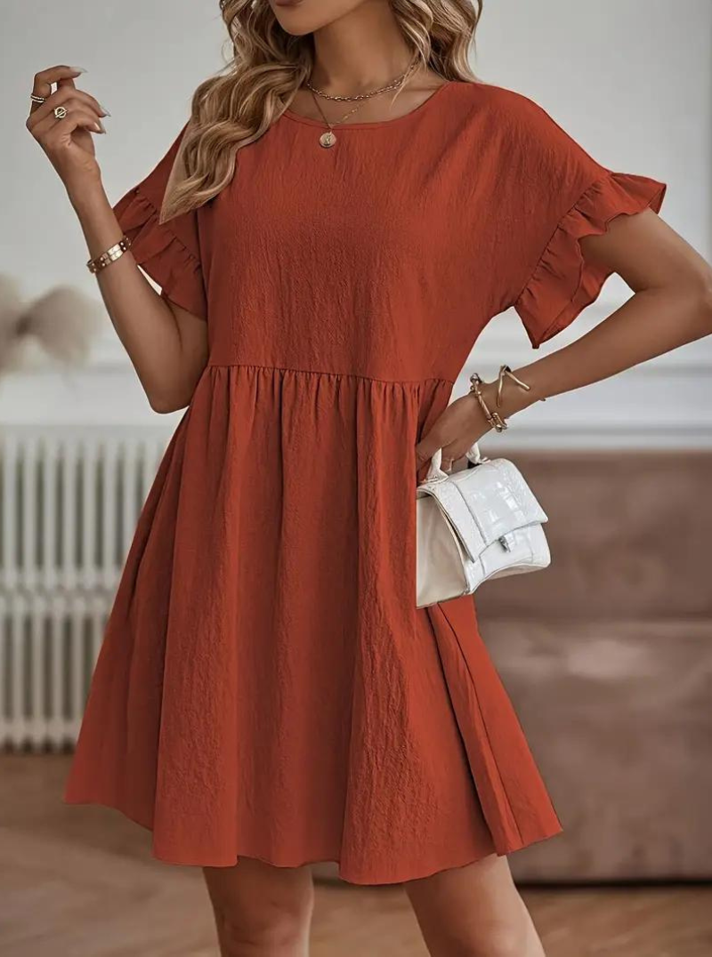 Drune | Lässiges Hemd Mini Kleid