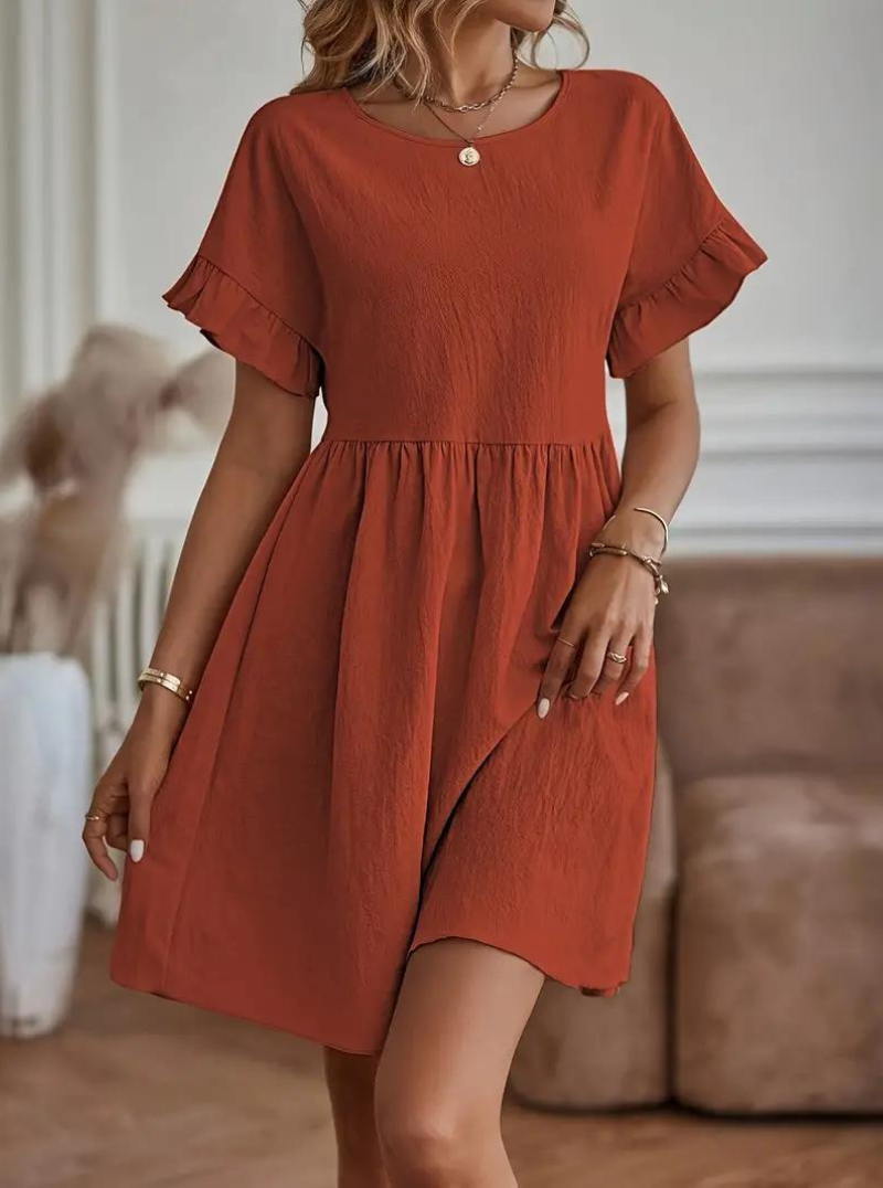 Drune | Lässiges Hemd Mini Kleid