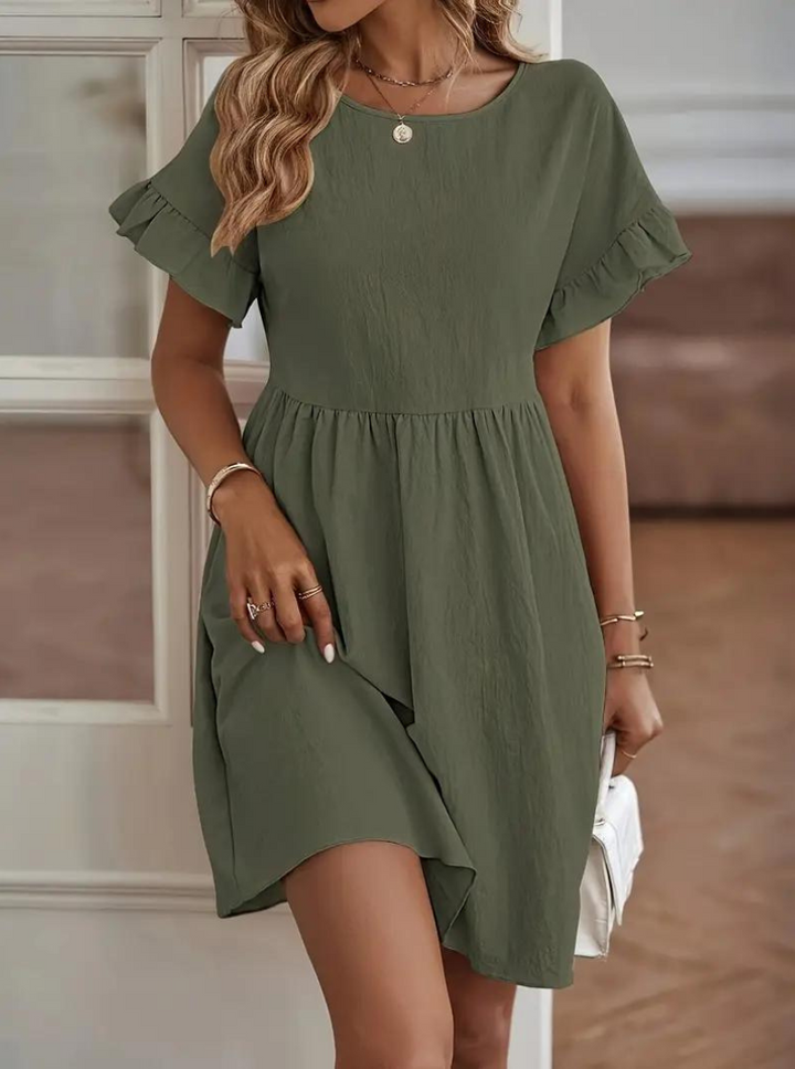 Drune | Lässiges Hemd Mini Kleid