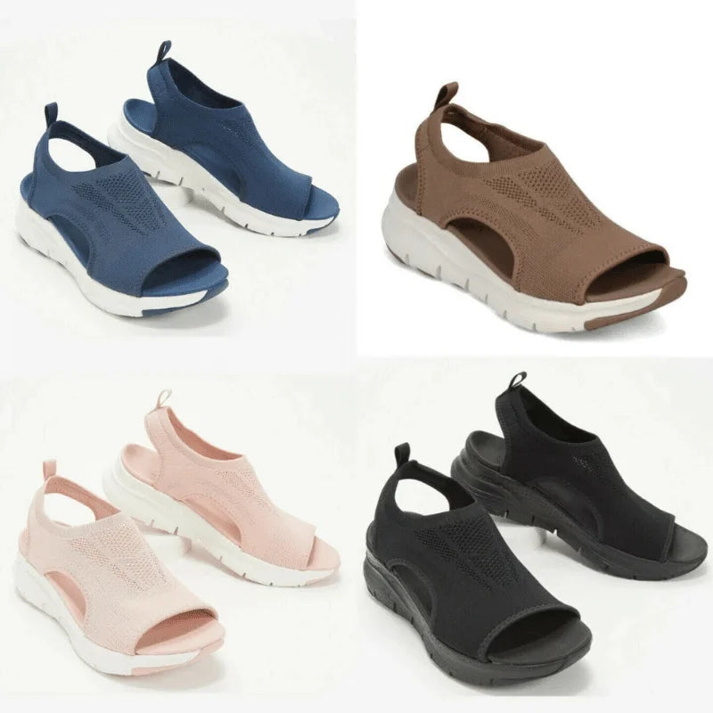 Drune - Sommerliche Sportsandalen mit Orthopädischer Sohle und Waschbarem Slingback