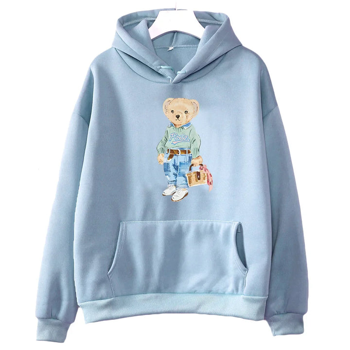 Drune | Bärenmuster Sweatshirt für Damen